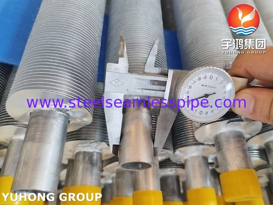 ASME SA249 TP316L Wunded Fin Tube met Al1100 Fin Strip voor luchtkoeler