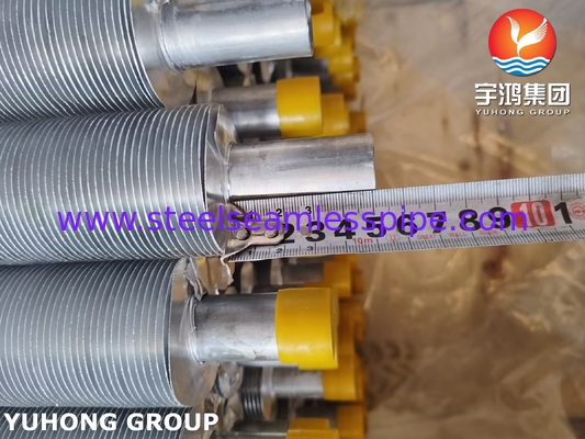 ASME SA249 TP316L Wunded Fin Tube met Al1100 Fin Strip voor luchtkoeler