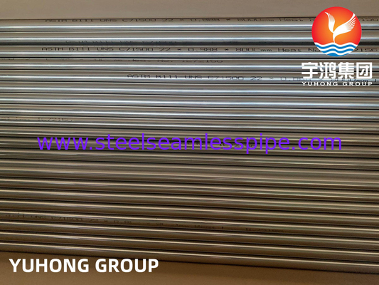 ASTM B111 C71500 Cu70Ni30 koperen nikkel naadloos buis voor zeewater
