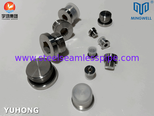 Gesmeed 316L Hydraulisch roestvrij staal aansluiting stekker man en vrouw met JIS B8363 standaard
