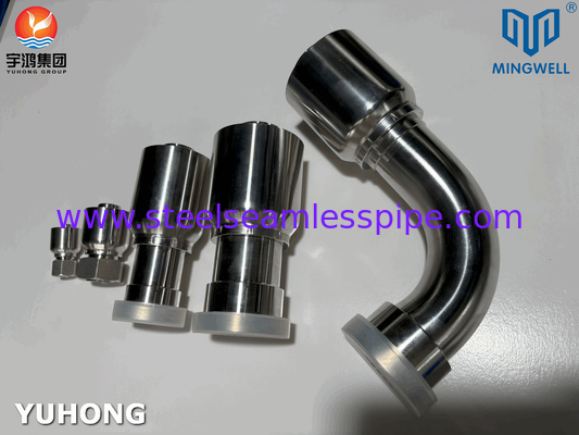Stainless Steel Hose Coupling Grade 316L Hydraulisch vormen