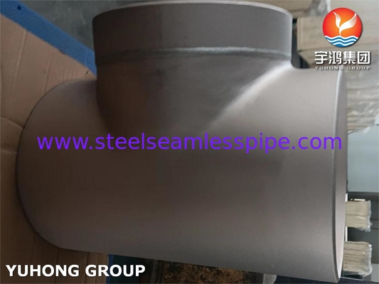 ASTM B466 C70600 Koperen Nickel Alloy Pipe Fitting, Buttweld CuNi 90/10 Equal Tee