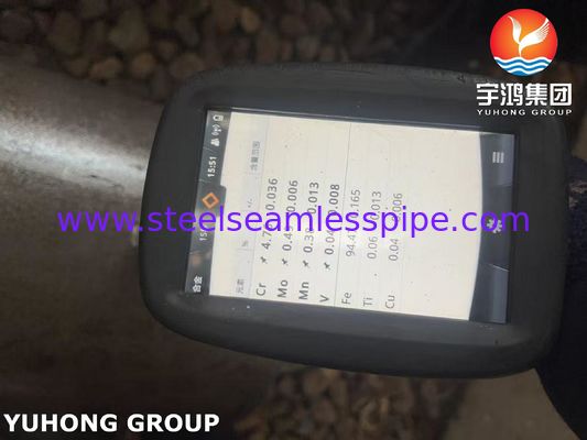 ASTM A335 / ASME SA335 P5 Pipe van nikkellegering naadloos voor hoge temperatuur