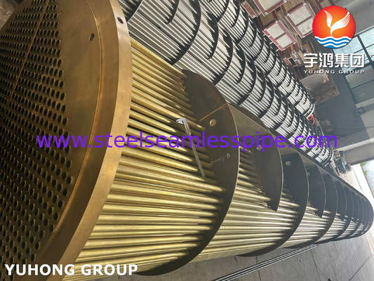 Shell And Tube Heat Exchanger API 660 ASME U Stamp Voor toepassing in de petrochemische industrie