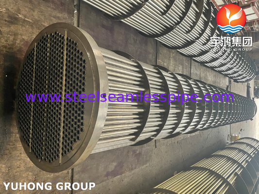 Shell And Tube Heat Exchanger API 660 ASME U Stamp Voor toepassing in de petrochemische industrie
