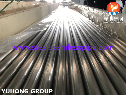 ASTM A249 TP321 Roestvrijstalen gelaste buis Bright Annealed Boiler Heat Exchanger Toepassing