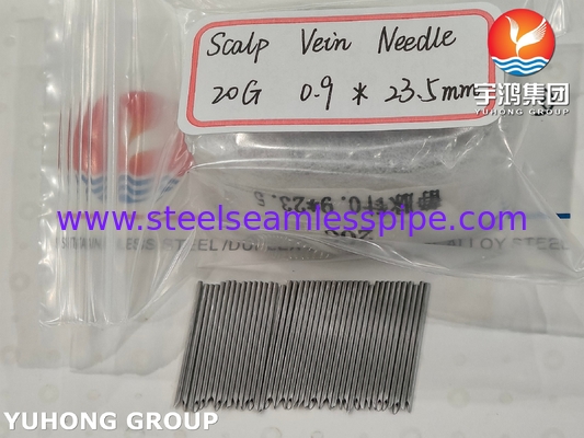 ISO 9626 SUS304, Intravenous Needle Tube voor veneuze injectie en infusie, 20G 0.9*23.5MM