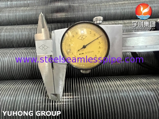 ASTM A179 Carbon Steel Fin Tube Aluminium G Fin Type Voor Droge Koeltoren