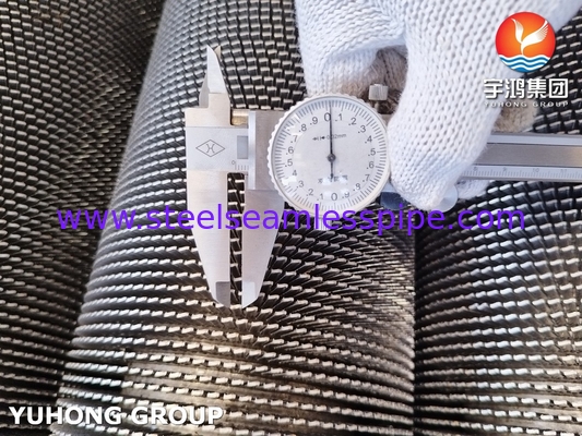 ASTM A312 TP304H Gezweefde vinnenbuis voor warmtewisselaar en koeling van reactoren