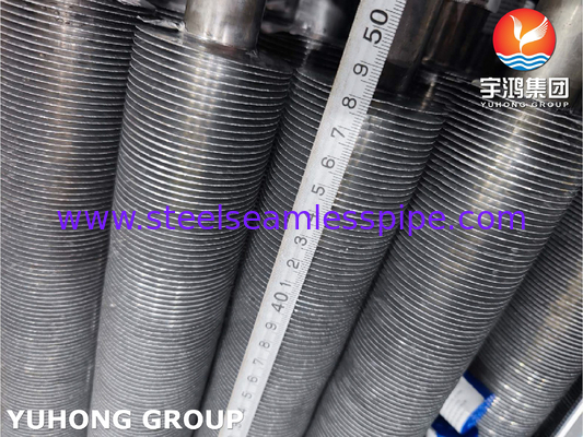 Nikkellegering ASTM B163 N08825 Incoloy 825 Extrudeerde vinnenbuis met aluminiumvinnen