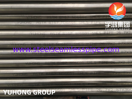 ASTM B167 Inconel 690 N06690 naadloos buisje voor stoomgenerator warmteoverdracht