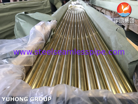 ASTM B111 / ASME SB111 C44300 Koperen buis voor toepassing in condensatorwarmtewisselaars