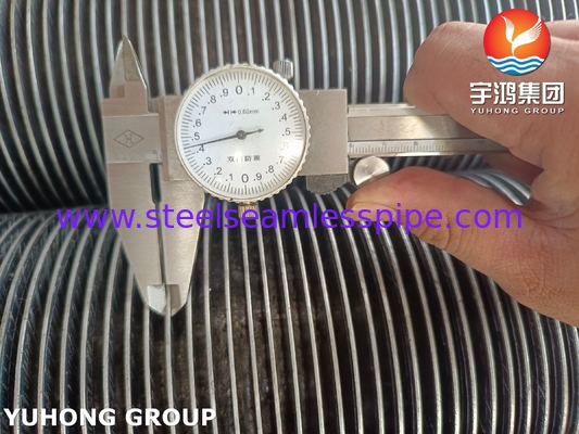 ASTM A335 P22 Solid Fin Tube voor raffinaderijverwarmers en -economizers