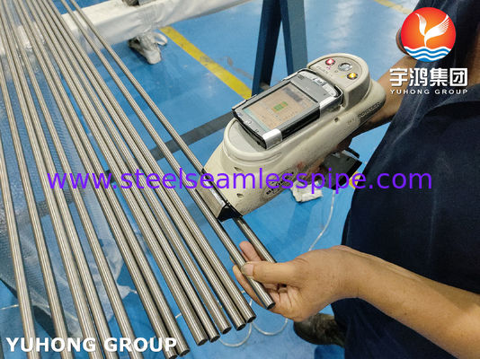 ASME SB622 UNS N10276 / 2.4819 Nickellegeringsbuis naadloos Hastelloy C276 Buispunt getraceerd