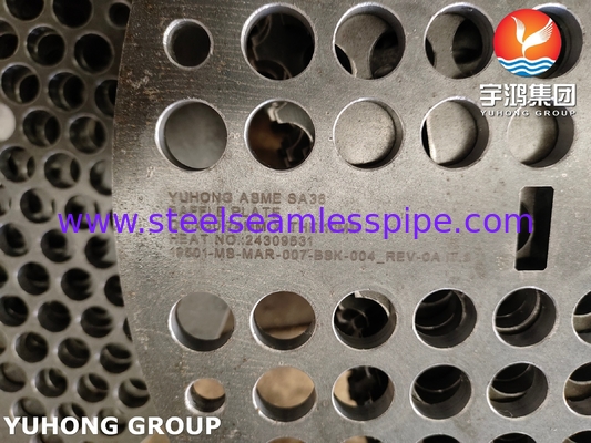 ASME SA36 Carbon Steel Tube Sheet voor niet-drukapparatuur voor middel- en laagspanning