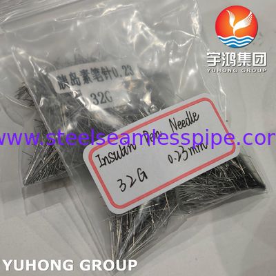 ISO9626 SUS304 Insuline naald, vijf-bevel tip naald buis voor de behandeling van diabetes