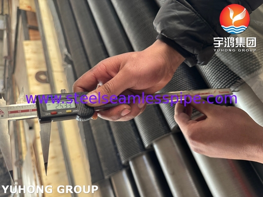 ASTM A335 P11 HFW Serrated Type Fined Tube Voor HRSG Warm Recovery Steam System