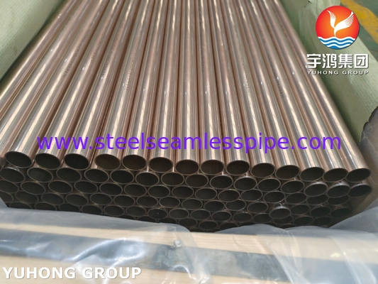 ASTM B111 C70600 Naadloze buizen 90 10 Cu-Ni-legering