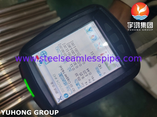 ASTM B111 C70600 Naadloze buizen 90 10 Cu-Ni-legering