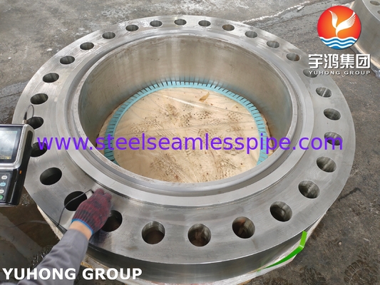 ASTM A105/ASME SA105 Long Weld Neck Flange van koolstofstaal, B16.5 LWNRF Flange