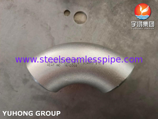 ASTM A403 WP316 / WP316L Roestvrijstalen Fitting 90 Graden Elleboog Stomplassen B16.9