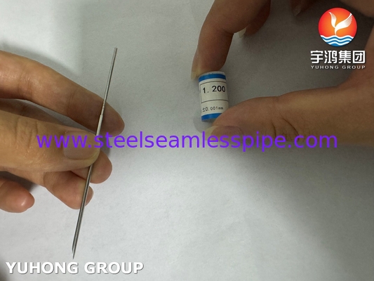 SUS304 Medische injectie naaldbuis, Lancet Bevel Point, ISO9626 ISO7864