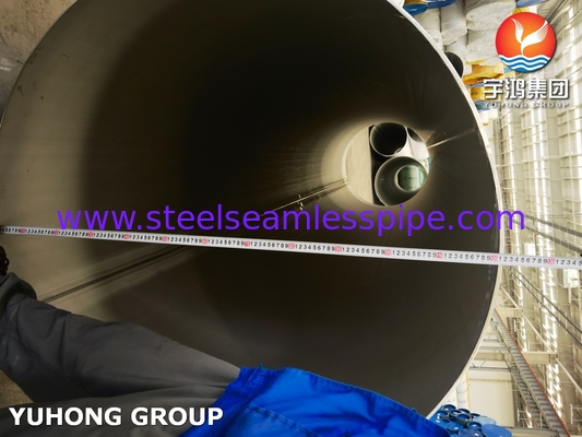 ASTM A358 / ASME SA358 TP316L Gelaste buizen van roestvrij staal, gepiekerd en gegoten voor chemische oliegassen