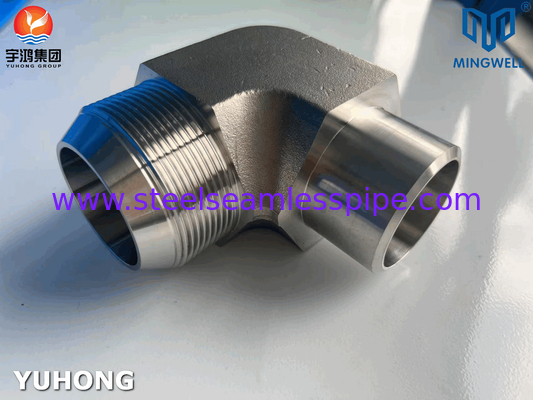 316L Hydraulisch roestvrij staal fitting 90° Elbow