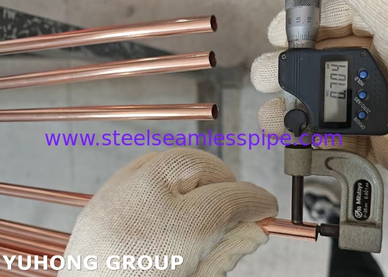 10 * 0,7MM koper gecoate bundy tube, koper gebrazen dubbele wand laag koolstofstaal buis voor auto onderdelen