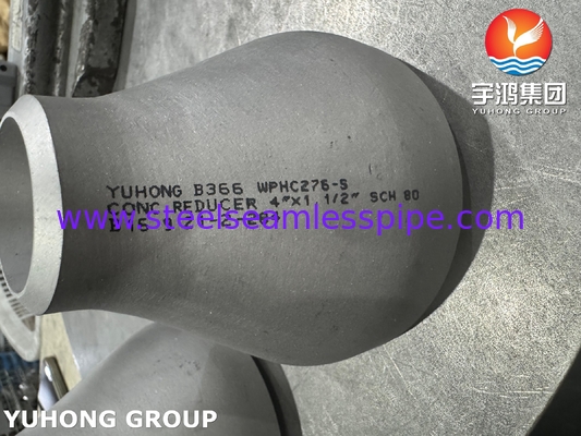 ASTM B366 N10276 ECC Reducer High Purity Medium Delivery Pipelines