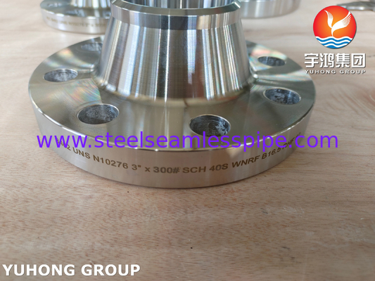 ASTM B462 Hastelloy C276 Nikkellegering UNS N10276 Weld Neck Flange WNRF
