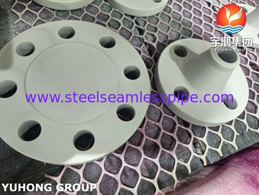 ASTM B564 N04400 Monel 400 Nickel Alloy Steel Gesmeed Blind Raised Face Flange B16.5