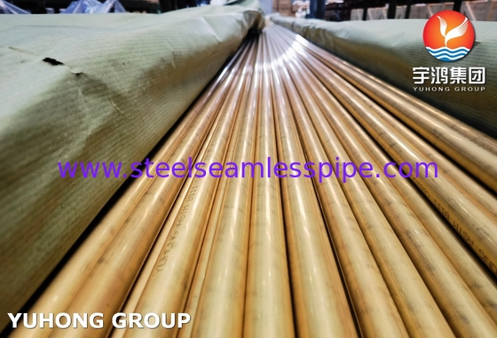 ASME SB111 C68700 Naadloze messingbuizen O61 voor warmtewisselaar