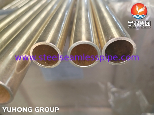ASTM B111 / ASME SB-111 C44300 koperlegeringsbuis voor industriële corrosiebestendigheid