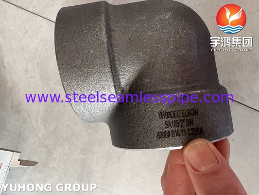 ASME SA105 Gesmeed Koolstofstaal Fitting Socketwelded B16.11