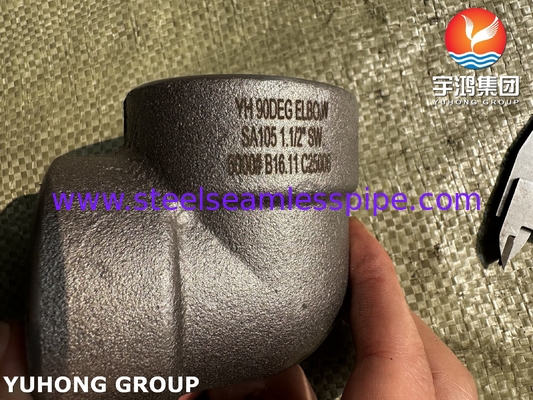 ASME SA105 Gesmeed Koolstofstaal Fitting Socketwelded B16.11