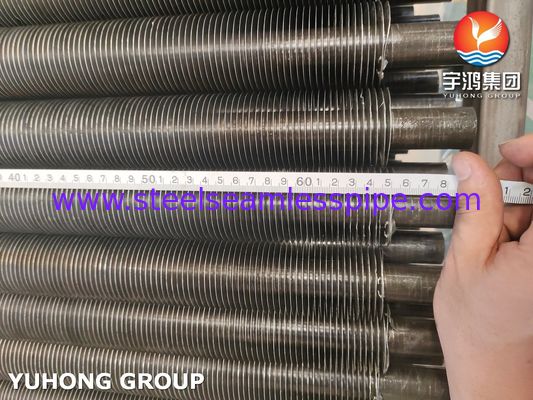 ASTM A179 Naadloze Koolstofstalen Buis Ingebedde Lamellenbuis Voor Luchtkoeler