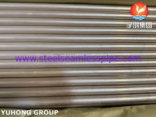 ASME SB111 UNS C71500 Kopernikkelbuis CuNi 70/30 naadloos condensatorbuis