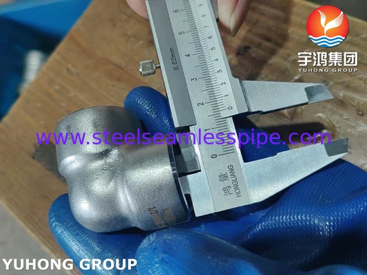 ASTM A182 F53 S32750 Super Duplex Roestvast Stalen Fitting 90 Graden Elleboog Chemische Toepassing