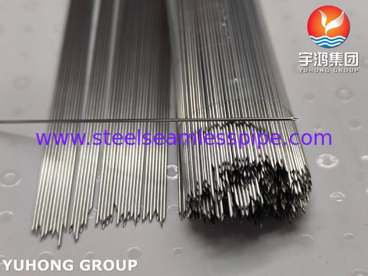 SUS304 Medisch geschikt roestvrij staal Intravenous Indwelling Needle Tube, Back Cut Tip