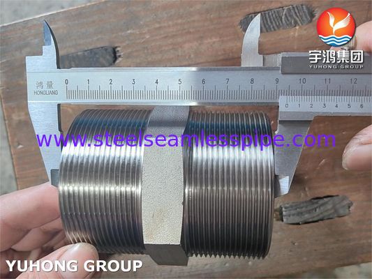 ASTM A182 F316L BSP Union Zeskantnippel Druk Smeden