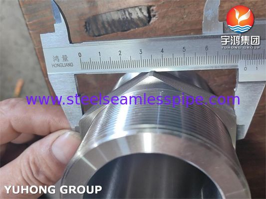 ASTM A182 F316L BSP Union Zeskantnippel Druk Smeden