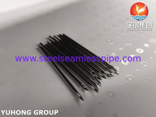 SUS304 Ovaalvormige Achterste Oog Tip Arterioveneuze Fistel Naald Buis Voor Hemodialyse