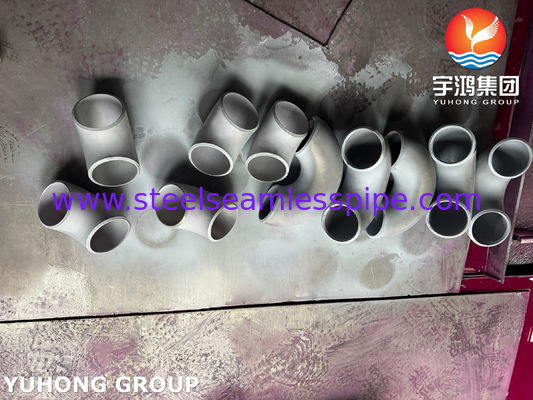 ASTM A403 WP304H Roestvrijstalen Fitting 90° Korte Radius Elleboog Stompgelast Naadloos B16.9