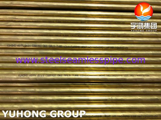 C68700 Aluminium Messing Naadloze Buis, ASTM B111 UNS C68700, Gebruikt in Ontziltingsinstallatie