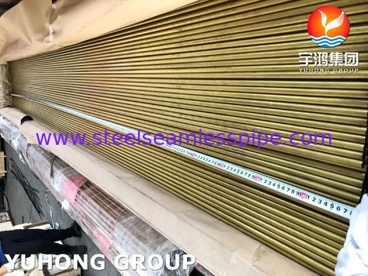 Cooper Alloy B111 C68700 O61 Gegloeid, Aluminium Messing Naadloze Buis voor Zeewater Warmtewisselaar