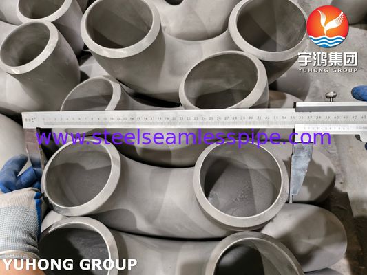 ASTM A403 WP321H Roestvrijstalen buisbevestiging ASME B16.9 Achterweld 180° Elmboog