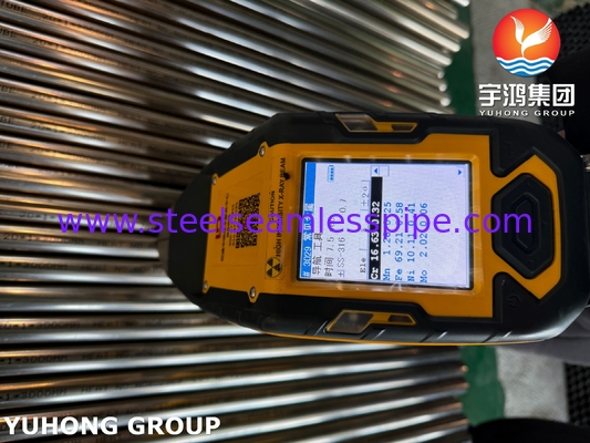 ASTM A249 TP316L Lasbuislijst 10S Warmtewisselaar en ketelbuizen