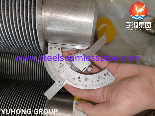 Solid Fin Tube ASTM A335 P9 Fin Material CS Stoomgenerator voor warmteherstel