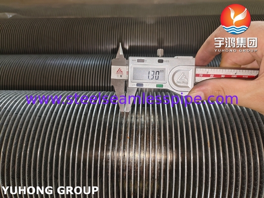 Solid Fin Tube ASTM A335 P9 Fin Material CS Stoomgenerator voor warmteherstel